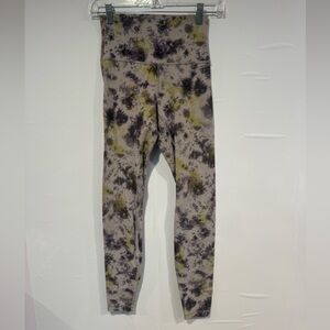 Lululemon grey purple green Tie-Dye Align Leggings